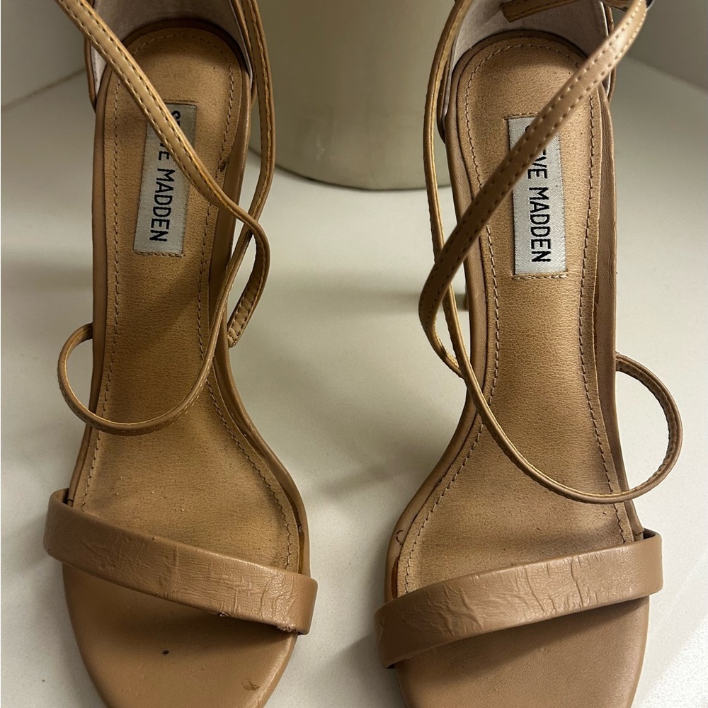 Steve Madden Brown Strappy Heels